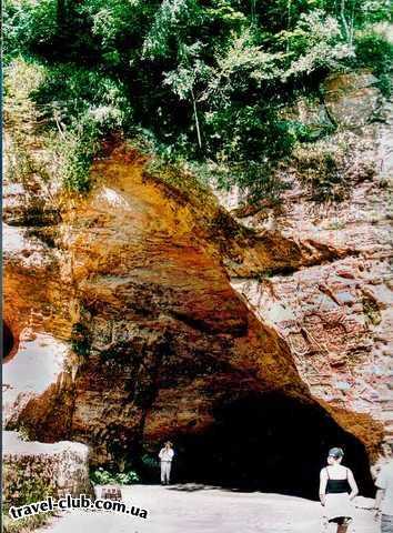  Латвия  Рига  Пещера Гутманя в Сигулде
