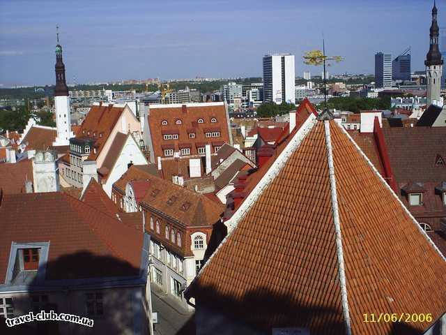  Эстония  Таллинн  Scane  панорама города