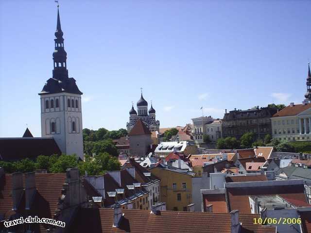  Эстония  Таллинн  Scane  панорама города