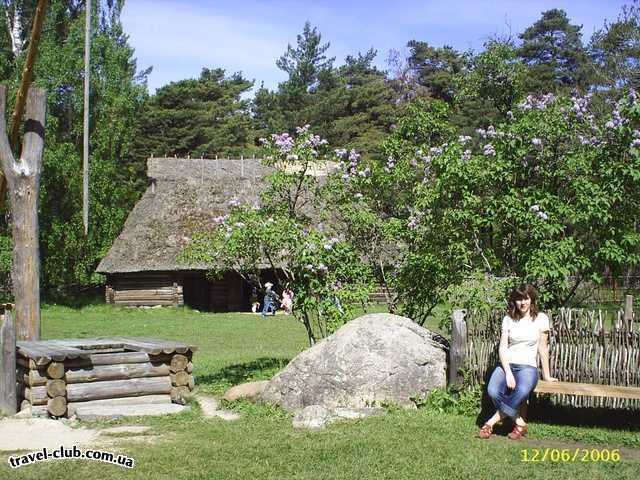  Эстония  Таллинн  Scane  в музее под открытым небом Rocca al mare