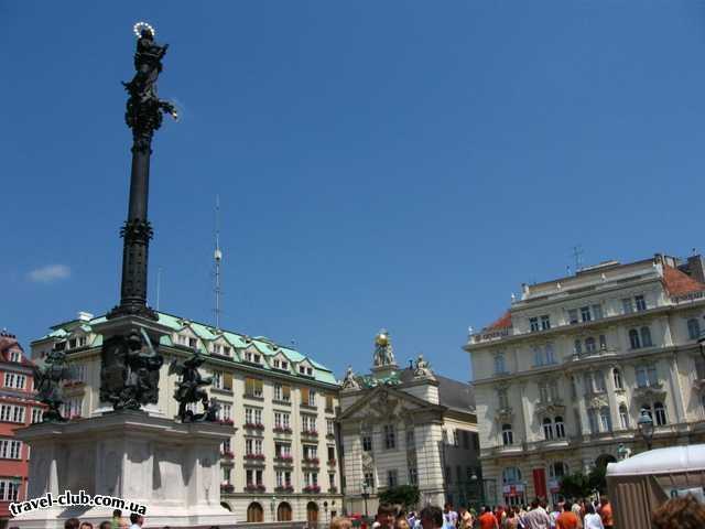  Австрия  Вена  Колонна Марии на площади Ам Хоф