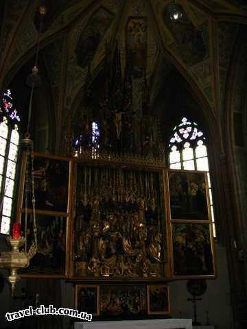  Австрия  Санкт-Вольфганг  Готический алтарь церкви св. Рупхерта