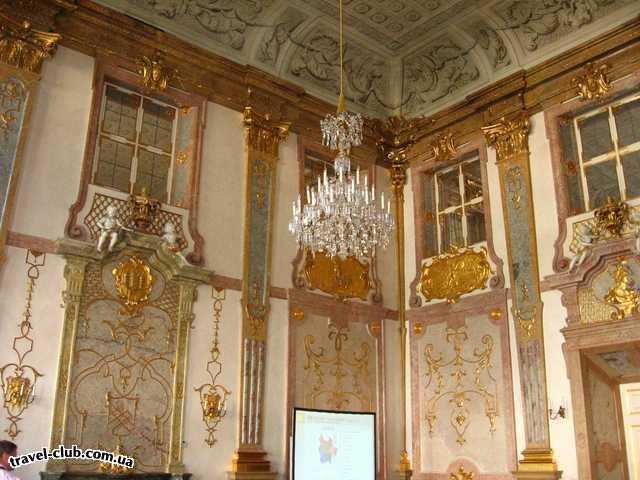  Австрия  Зальцбург  Мраморный зал дворца Мирабель по праву считается одни