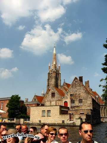  Бельгия  Брюгге  Колокольня церкви Святой Девы Марии