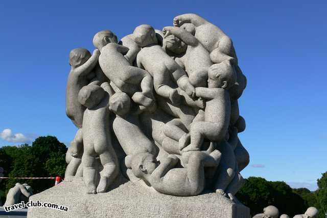  Норвегия  Парк скульптур Густава Вагеланна