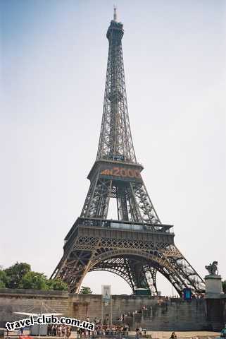  Франция  Париж  320 метровый символ Парижа с 1889г.