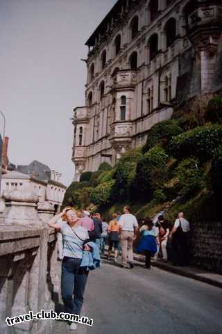 Франция  Париж  Блуа.Вид с внешней стороны на крыло Франциска I.