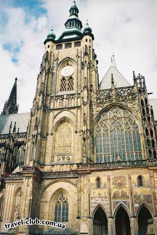  Чехия  Прага  Кафедральный собор Св.Вита.Начат в 926г.достроен в 1929г.