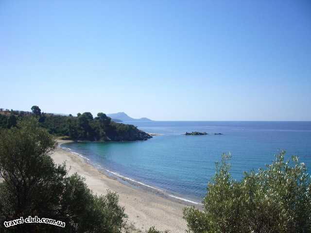  Греция  Халкидики  Poseidon 4* ( Sitonia )  Дикий пляж в 5 минутах от основного, хоть голым купайся,