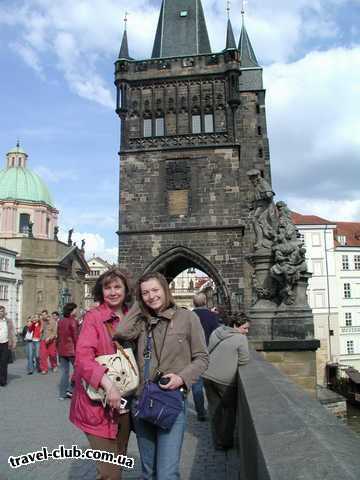  Чехия  Прага  Орлик  Прага: Карлов мост, Пороховая башня.