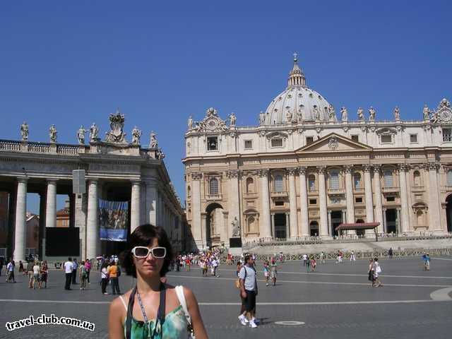  Италия  Ватикан,площадь Св.Петра