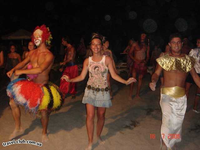  Турция  Сиде  Silence beach resort 5*  Пляски аборигенов:)Бич-пати с Пашей и Махони