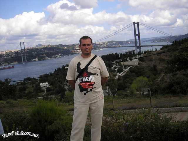  Турция  Стамбул  мост через босфорский пролифф....