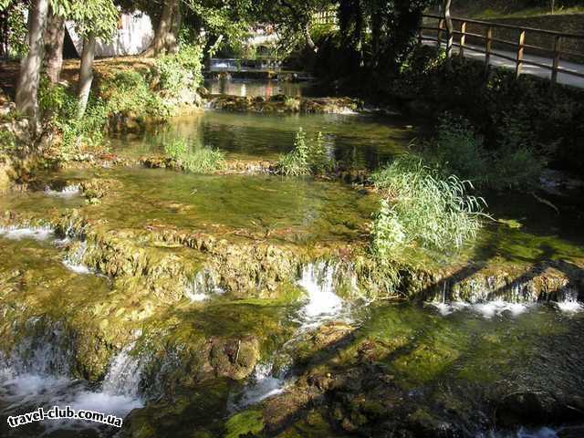  Хорватия  макарская ривьера, курорт башка вода  водопад крка