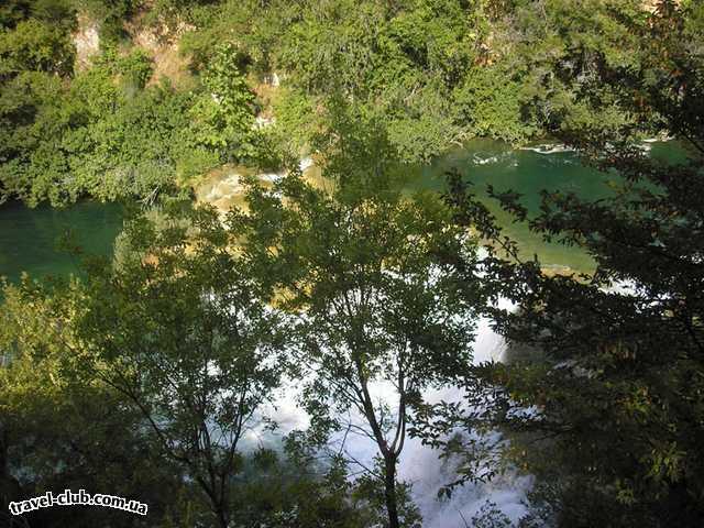  Хорватия  макарская ривьера, курорт башка вода  водопад крка