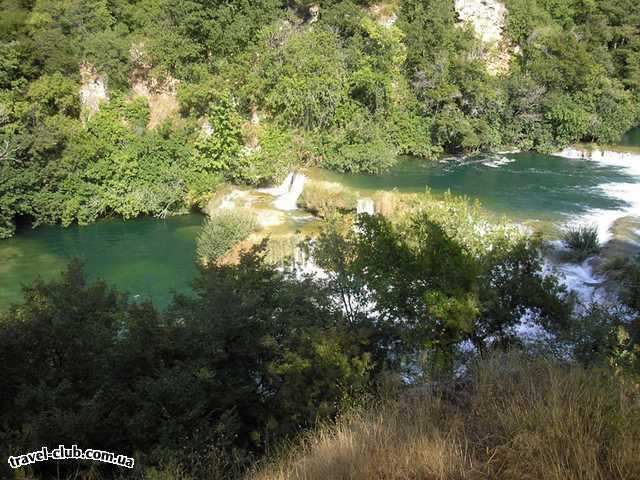  Хорватия  макарская ривьера, курорт башка вода  водопад крка