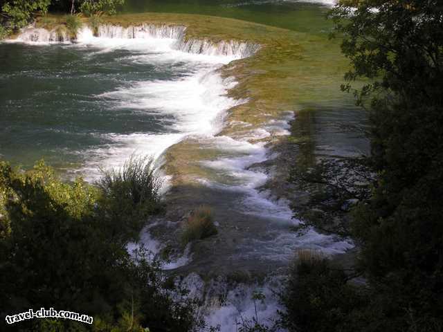  Хорватия  макарская ривьера, курорт башка вода  водопад крка