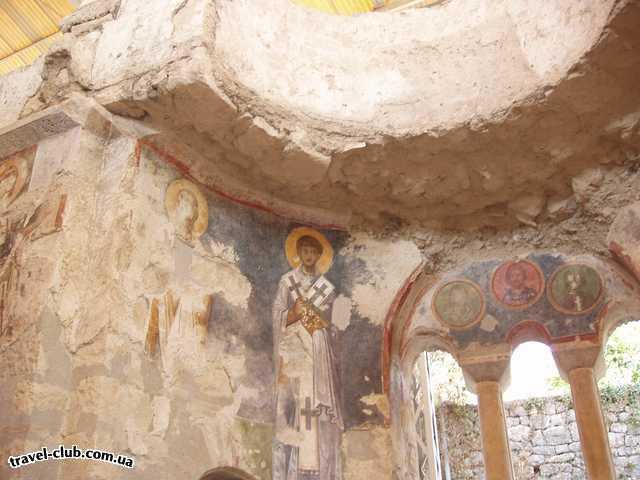  Турция  Кемер  Фрески разрушенной церкви Святого Николая Угодника