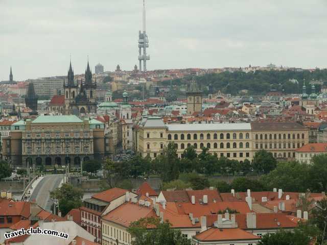  Чехия  Прага  Орлик  Вид на Прагу из Пражского Града