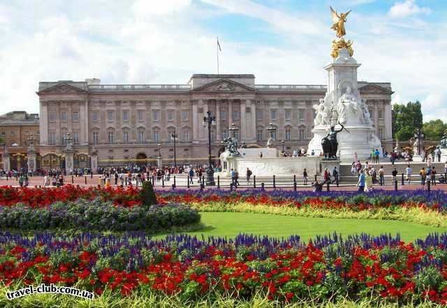  Англия  Лондон  Букингенский дворец во всей красе