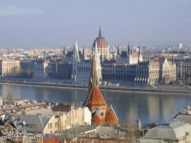  Венгрия  Будапешт  Вид на парламент