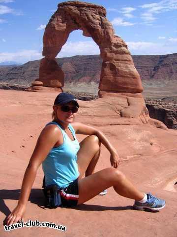  США  Америка  Delicate arch, Arches National park