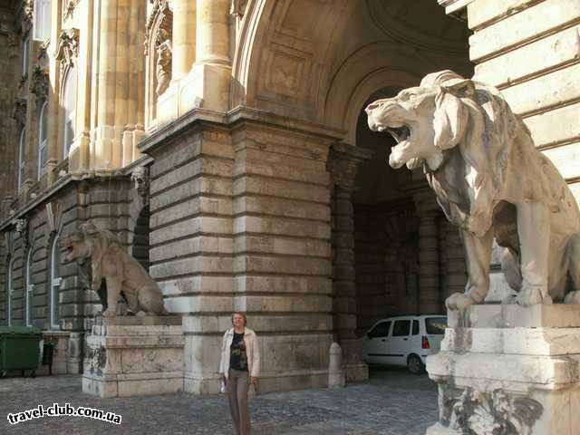  Венгрия  Будапешт  Rege  Будапешт. Выход из Южного двора Королевского дворца