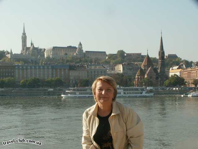  Венгрия  Будапешт  Rege  Будапешт. Вид на Крепость с набережной Дуная