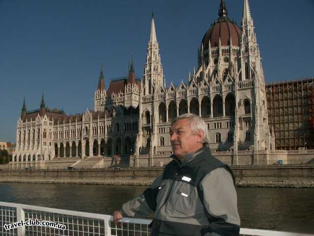 Венгрия  Будапешт  Rege  Будапешт. Вид на Парламент с борта речного кораблика.