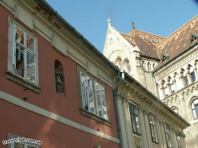  Венгрия  Будапешт  Rege  Будапешт. Один из домов в Крепости
