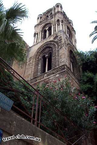  Италия  Сицилия  ,,адмиральская,, церковь Девы Марии сооруженная в 1143 г.