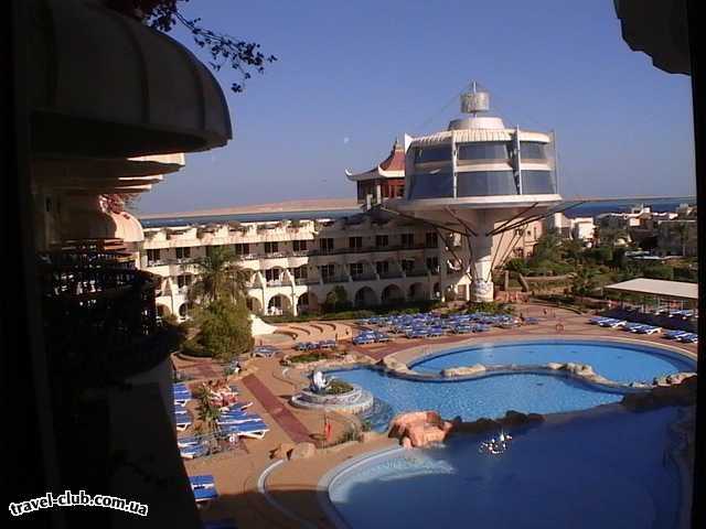  Египет  Хургада  Sea Gull 4*  Отель с высоты балкона