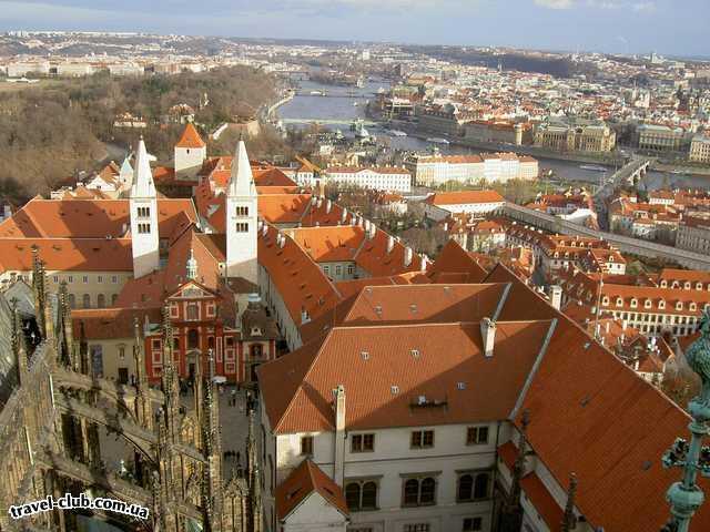  Чехия  Прага  Вид с башни собора Св.Вита