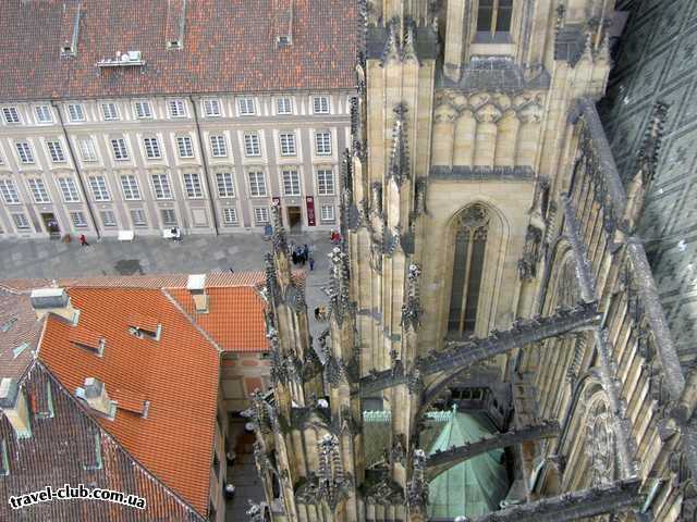  Чехия  Прага  Вид с башни собора Св.Вита