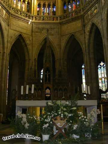  Чехия  Прага  Собор Св.Вита внутри
