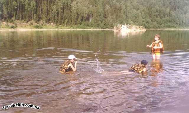  Россия  Пермский край г. Соликамск  Вишерские моржи /хоть и Лето но вода холодная градусов 