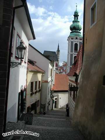  Чехия  Прага  Орлик  Чешский Крумлов - на улицах города