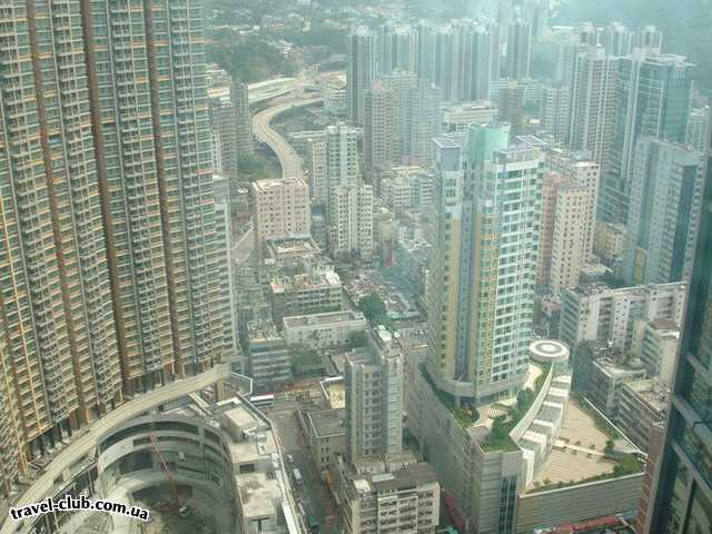  Китай  Гонконг (Сянган)  Вид из окна отеля.