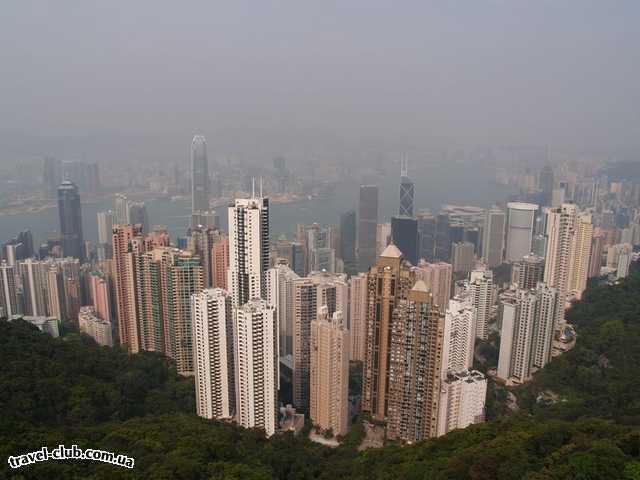  Китай  Гонконг (Сянган)  Вид с пика Виктории...
