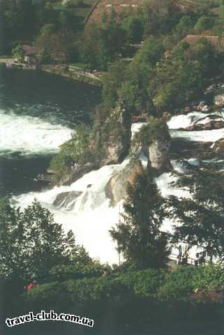  Швейцария  Рейнский водопад  