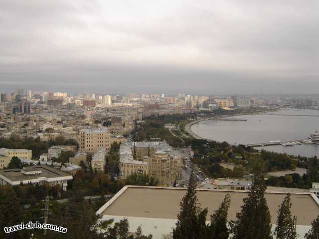  Азербайджан  Баку  панорама города 