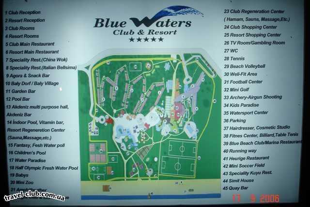  Турция  Сиде  Blue waters 5*  