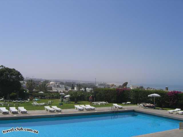  Марокко  ANEZI  АГАДИР  Вид из отеля на многокилометровый пляж.