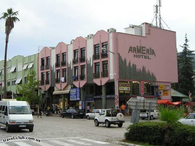  Турция  Кемер  Armeria 3*  Расположен в самом центре кемера, на самой шумной улиц