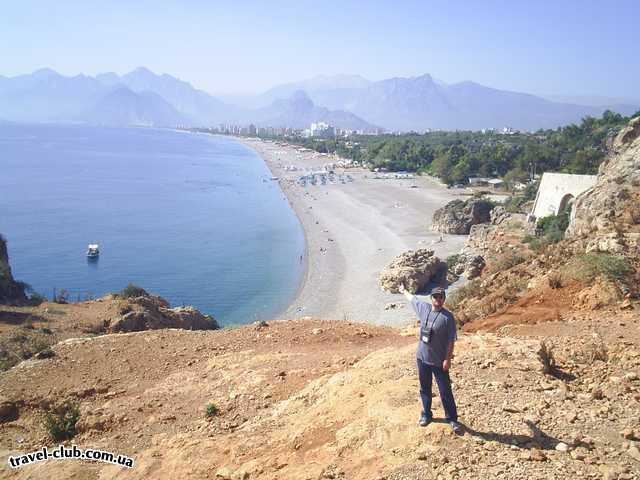  Турция  Анталия  Окраины г.Анталия,пляж длиной в 5 км