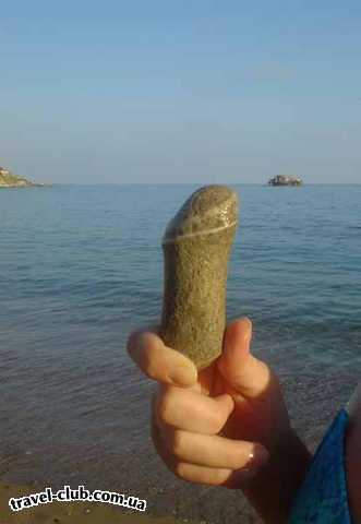  Турция  Алания  Mistral akdeniz 4*  Вот такой весёлый камень мы нашли на дне морском, сфотк