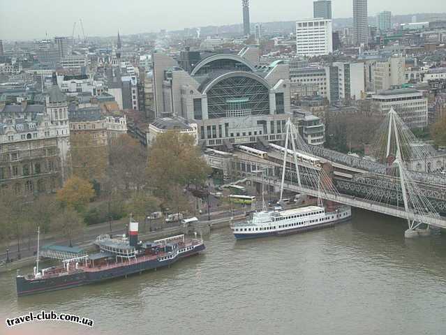 Англия  Лондон  Views from London Eye<br />
Charling Cross Station