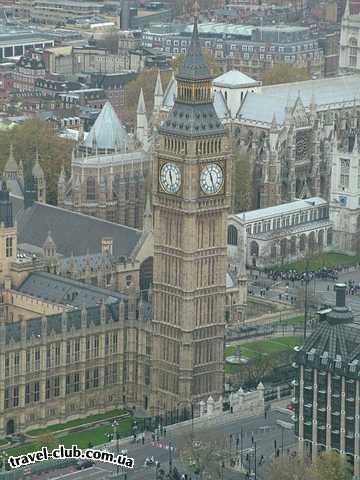  Англия  Лондон  Views from London Eye<br />
Big Ben
