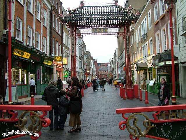  Англия  Лондон  Вход в китайский квартал
