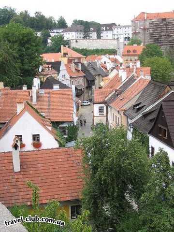  Чехия  Южная Чехия  Крыши старого города